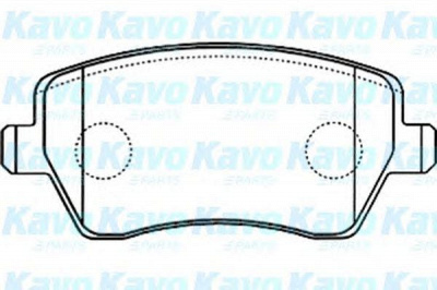 KAVO PARTS bp6570 -  Комплект тормозных колодок, дисковый тормоз